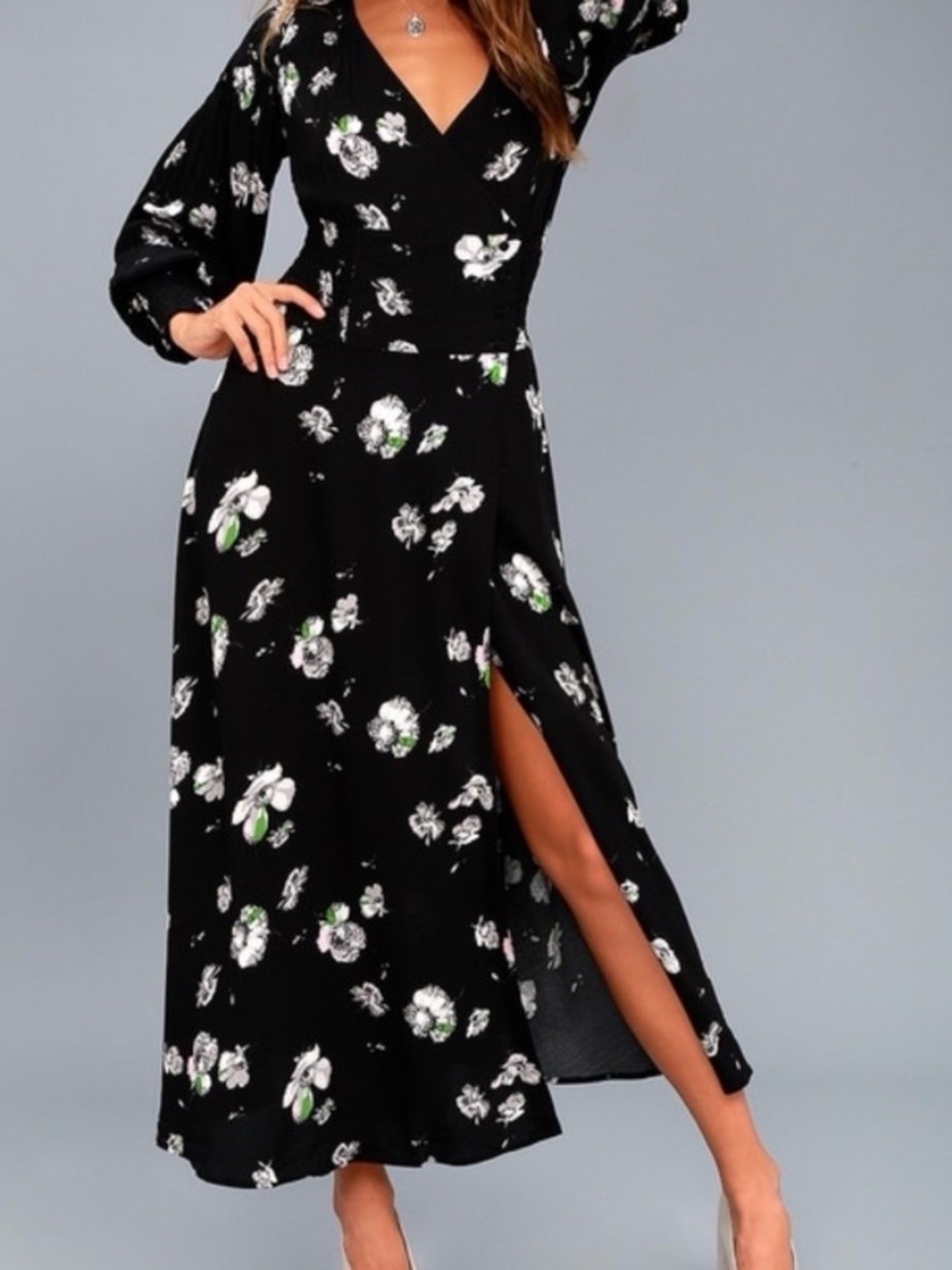 Free People So Sweetly Midi  Dress